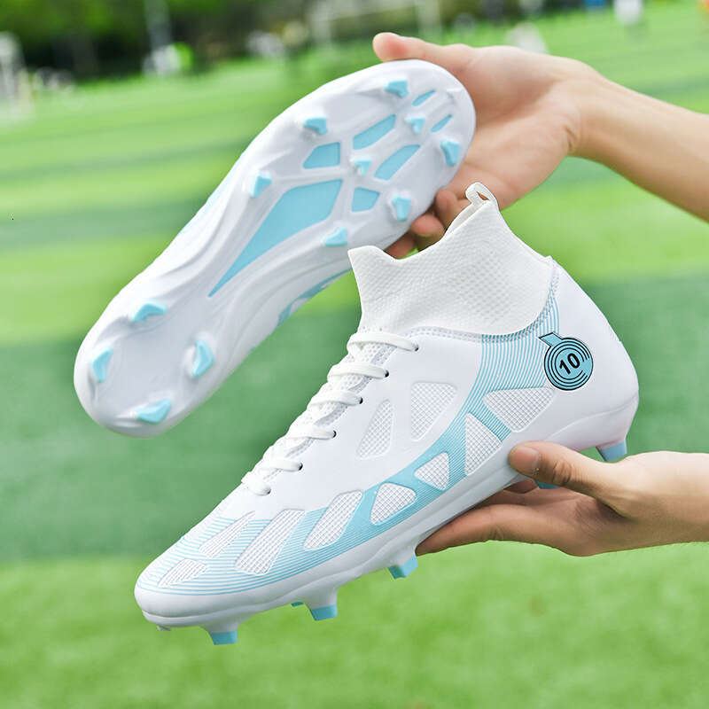 High-top Men with Long Studs Broken Studs, Suitable for Students and Children, Professional Training Shoes, Large Size Soccer Shoes