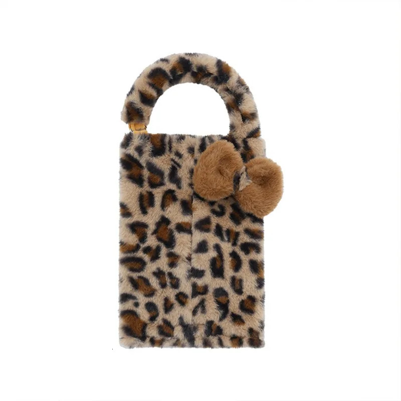 1PC Car tissue box Leopard print car tissue box plush car seat hanging paper box Fashion goddess car home dual use tissue bag 250715