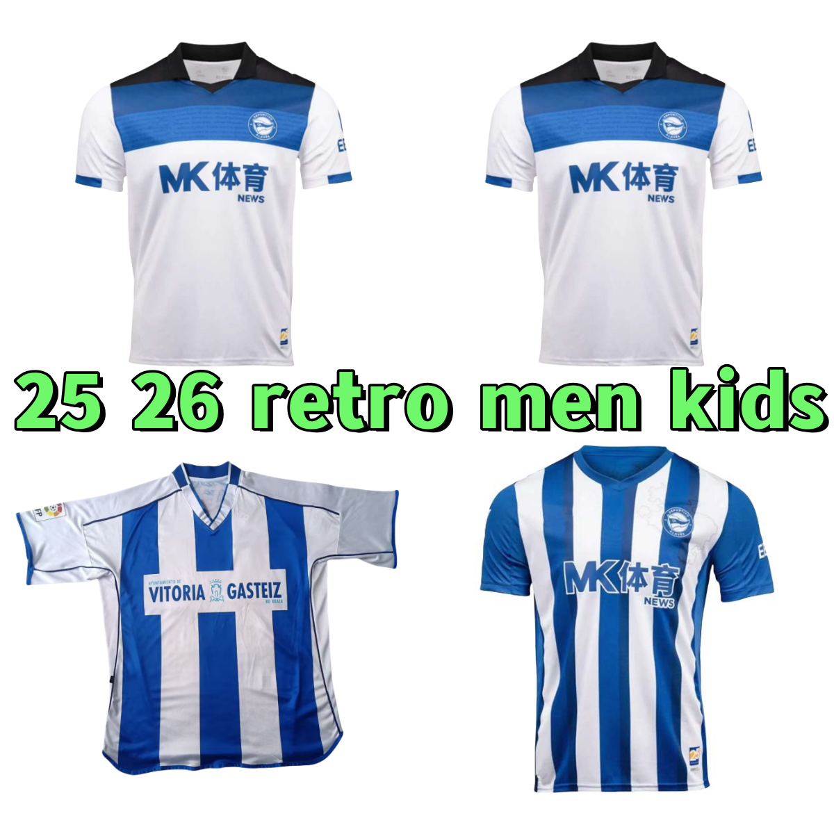 25 26 alaves Soccer Jersey 2025 GUEVARA BLANCO VILLALIBRE CONECHNY ALKAIN Shirt GURIDI PANICHELLI L. RIOJA KIKE G Football Uniform 03 04 retro Jersey