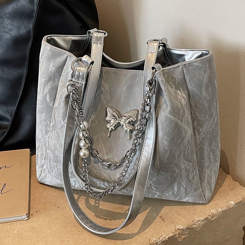 Women s Commuter Bag Large Capacity Summer New Silver Women s Handbag leisure Designer Bag Women s Shoulder Bag Crossbody Bag