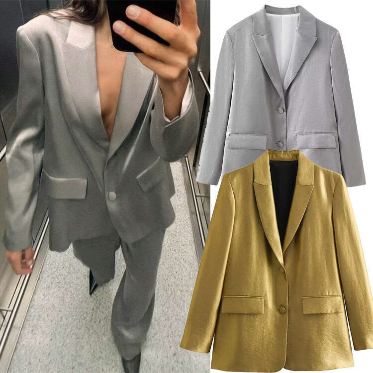 TRAFZA Style Summer New Fashion Slim Fit Women's Blazer B5