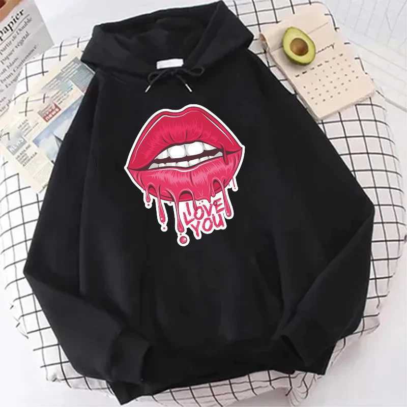 Autumn and Winter Ladies Hoodies Womens Printed Hoodies Long Sleeve Hooded Sweatshirts Pullover X2507151