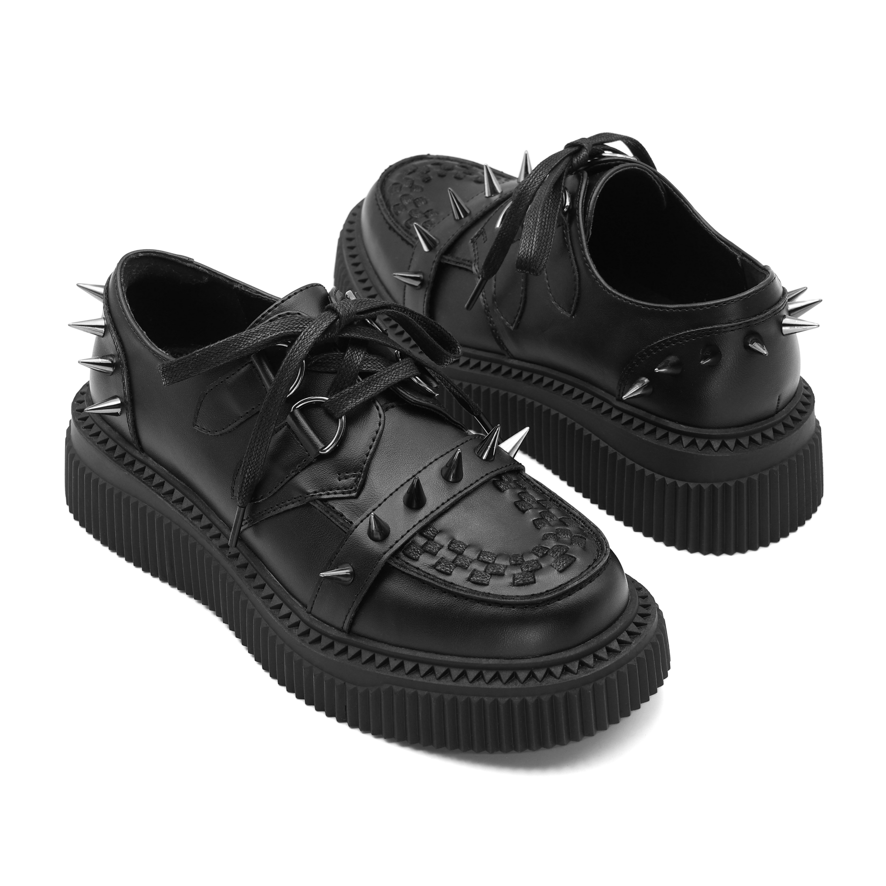 Dark Summer Trend: Womens Thick Soles Spunge Ankle Boots for a Unique Rock-Punk Aesthetic