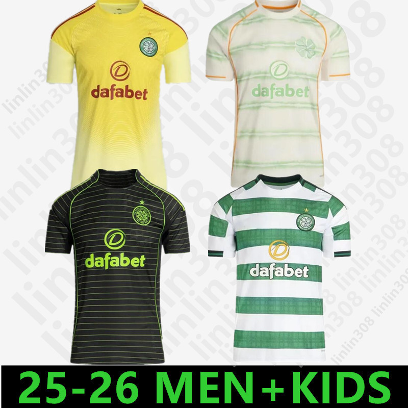 3XL 4XL 24 25 26 Celts Limited edition Soccer Jerseys EDOUARD 2025 2026 Irish Origins Home Away celticfc Football Shirt ELYOUNOUSSI CHRISTIE JOTA GRIFFITHS8