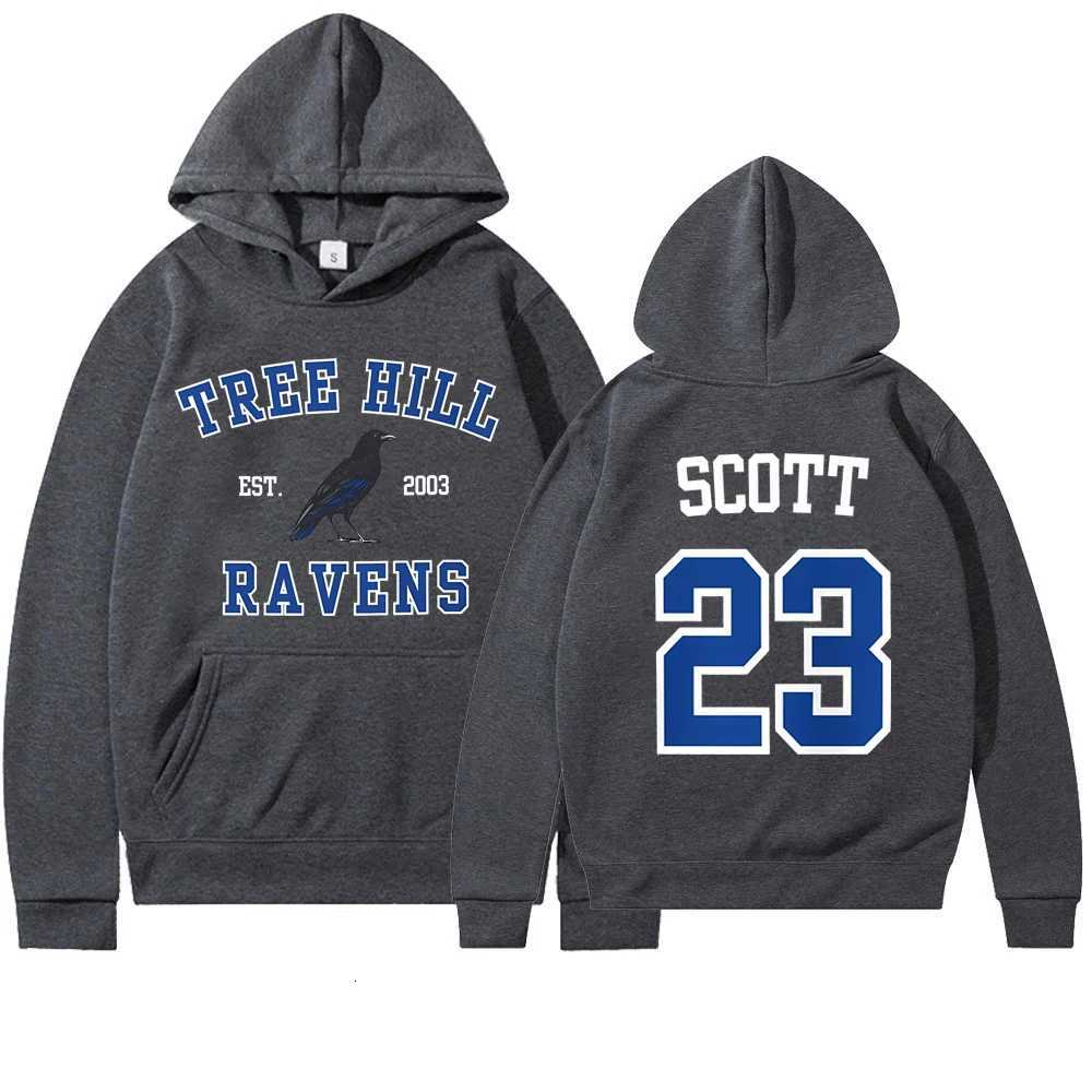 TR HILL RAVENS Hoodie One Tr Hill Nathan Scott 23 Hooded Sweatshirt North Carolina Tv Show Trendy Hoodies Oth Fans Gifts X2507151