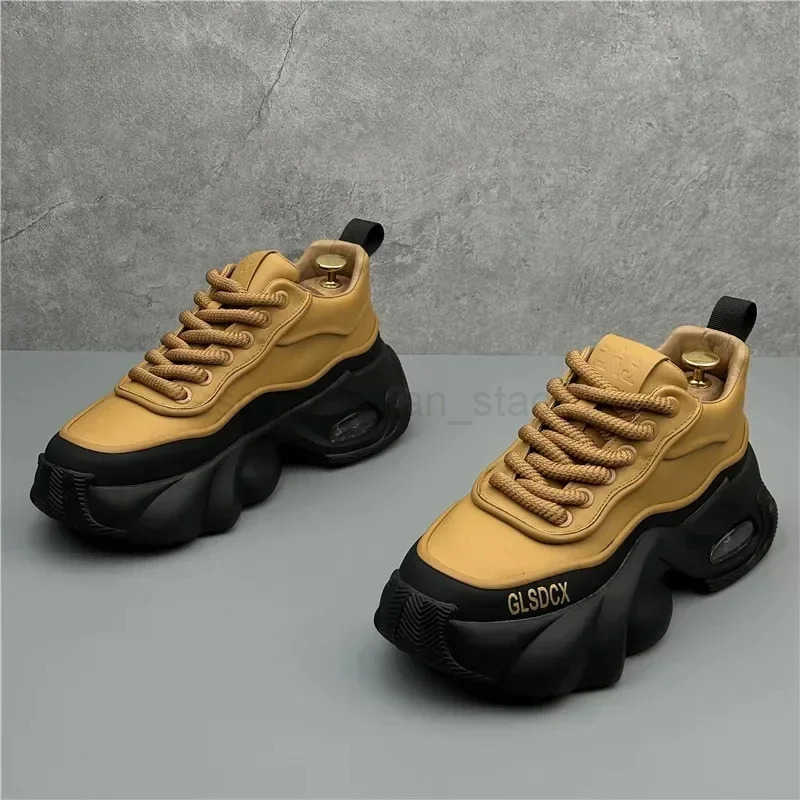 2025 Designer Style Men Shoes Autumn Winter Comfortable Mens Thick Platform Sneakers Fashion Casual Shoes Sports Trainers Tenis Z250715