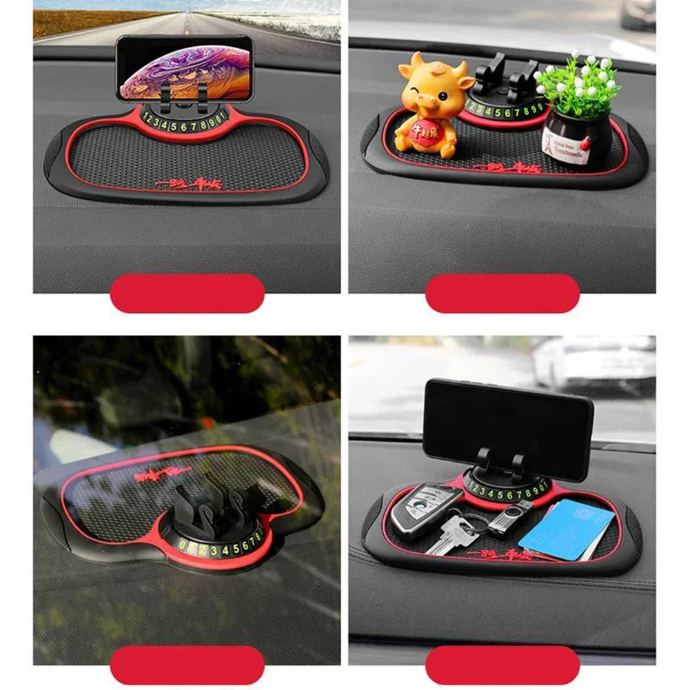 Multi-Functional Car -Slip Mat Auto Phone Holder Non Slip Sticky Slide Dash Mount Silicone Dashboard Pad Mat Amagi 250809