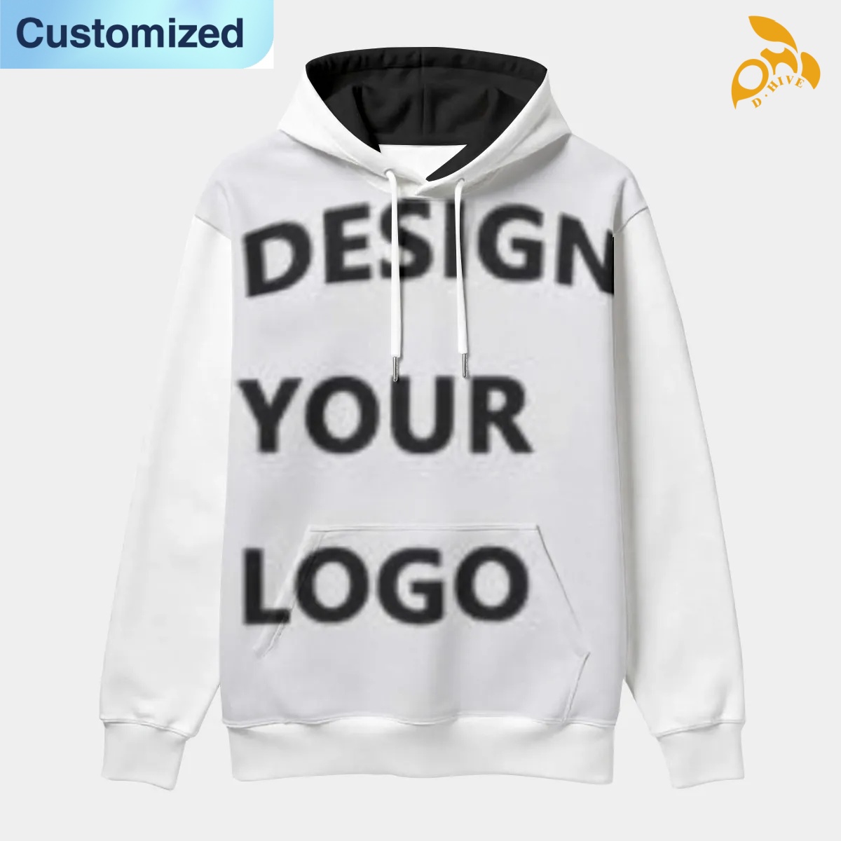 free shipping designer of customized breathable fashionable All-Over Print Men's thickened pullover hoodie with exquisite patterns from US