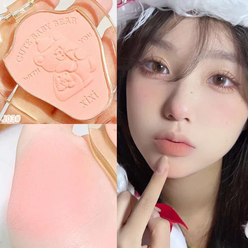 Emed Bear Powder Palette Contour Cosmetics Matte Blusher Cream Makeup Natural Rouge Cheek Tint Blush X250715 X250715