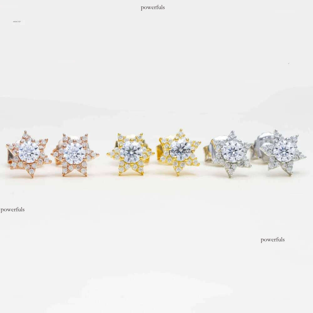bottom wholesale price s with dia hip hop moissanite earring rapper jewelry