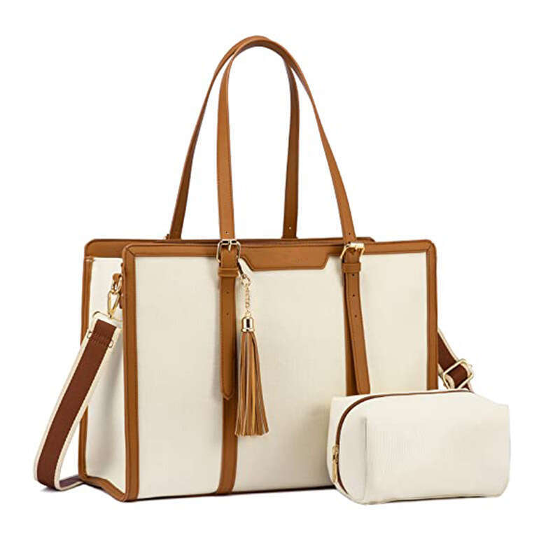 Lightweight Laptop 15.6inch Business Satchel Large Capacity Handbag Professional Office Bag