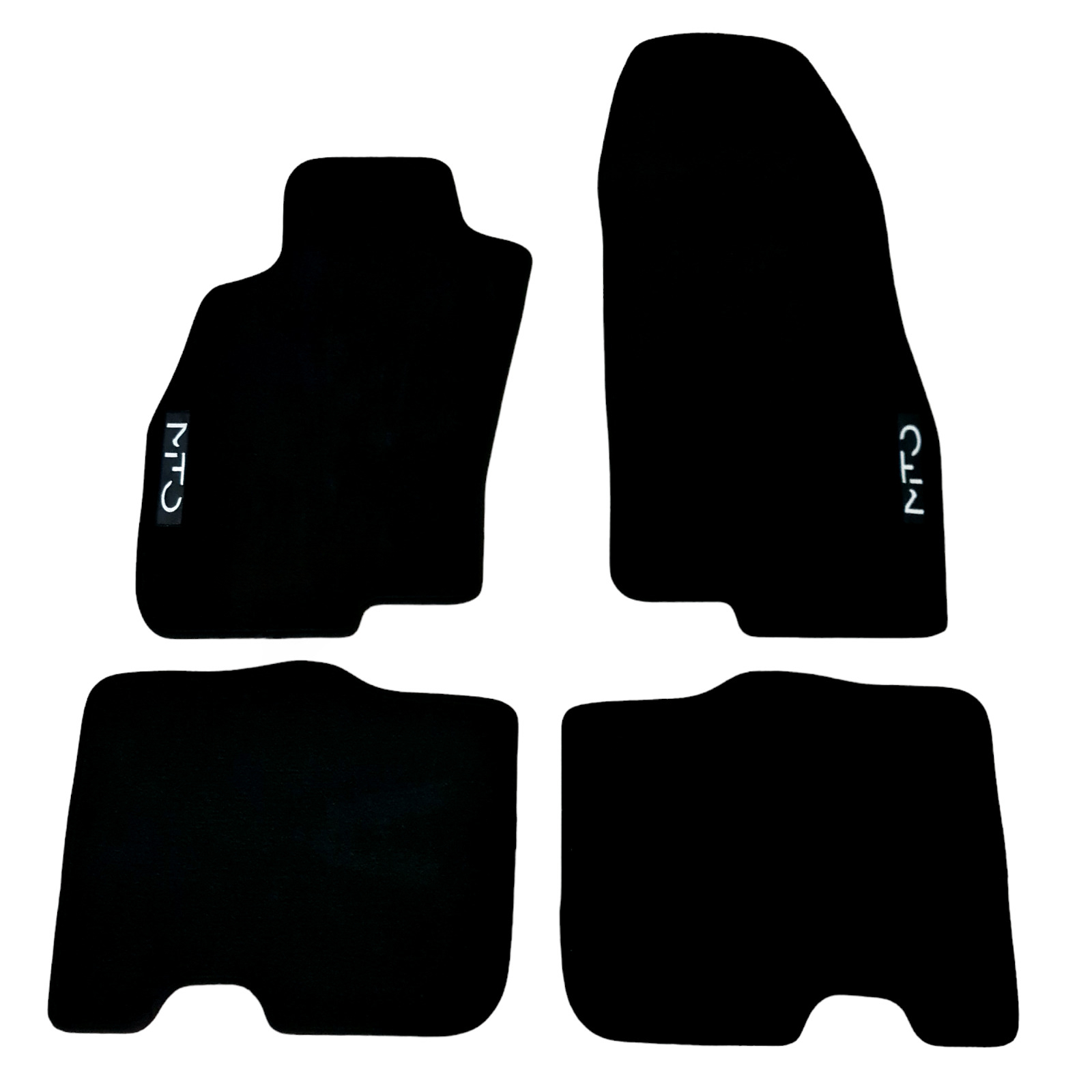 Car Floor Mats Velour For Alfa Romeo MITO Waterproof Black Carpet Auto Liners
