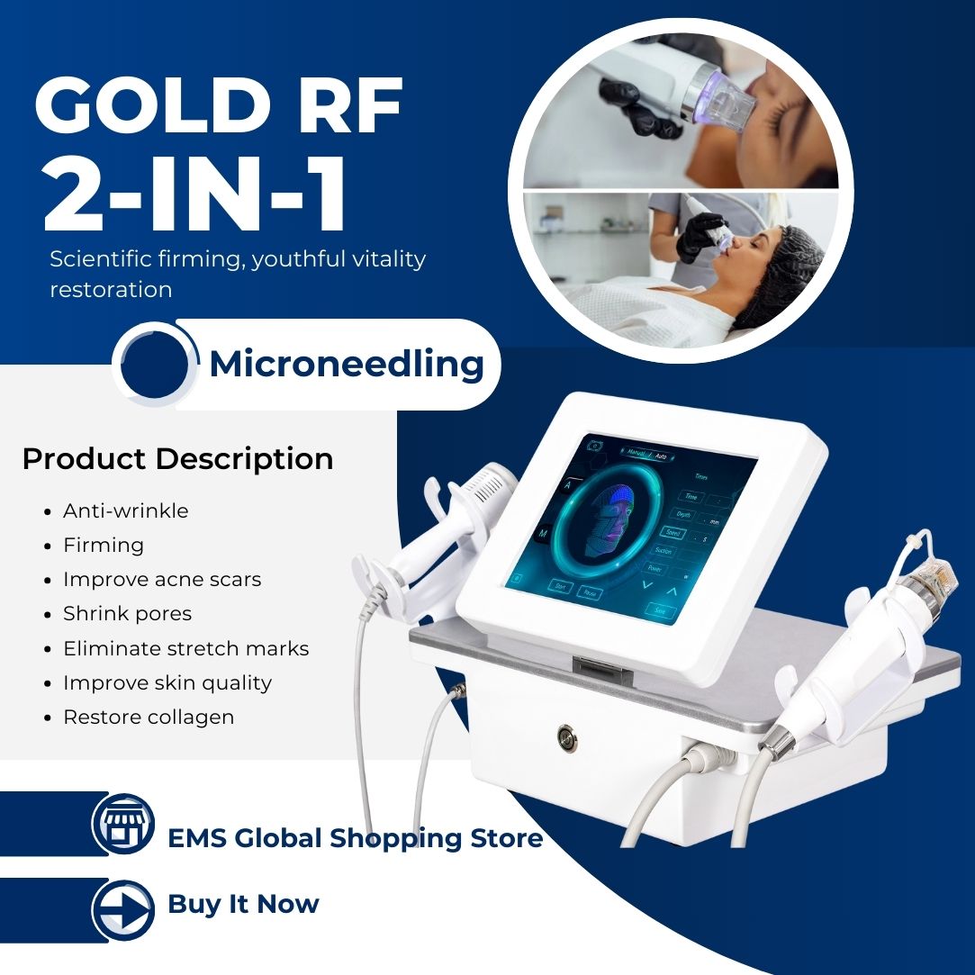 2-in-1 RF Skin Tightening Machine With Microneedle Function For Wrinkle Reduction Professional Beauty Clinic Equipment