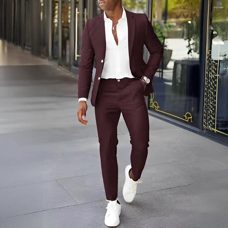 Men's Suits Stylish Fashion Wedding Suit Business Men With Custom Your Price