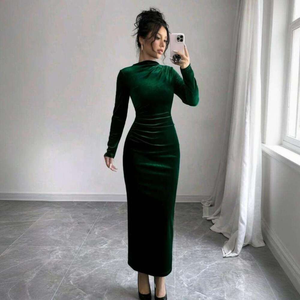Spring New Women's Fashion High Waist Slim Sexy Elegant Dress For Women B5