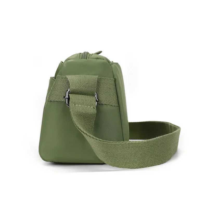 New Minimalist and able Shoulder Bag Womens Oxford Fabric Casual Crossbody Bag Multi Compartment Messenger Bag
