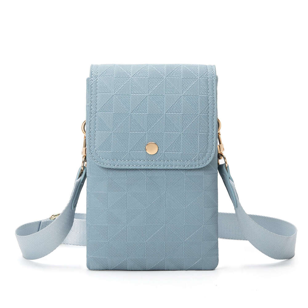 Lacel Urwebin Cross body Designer bag Phone for Women Versatile Vertical Crossbody Shoulder Fashion Double Layer Mini Bag Embossed