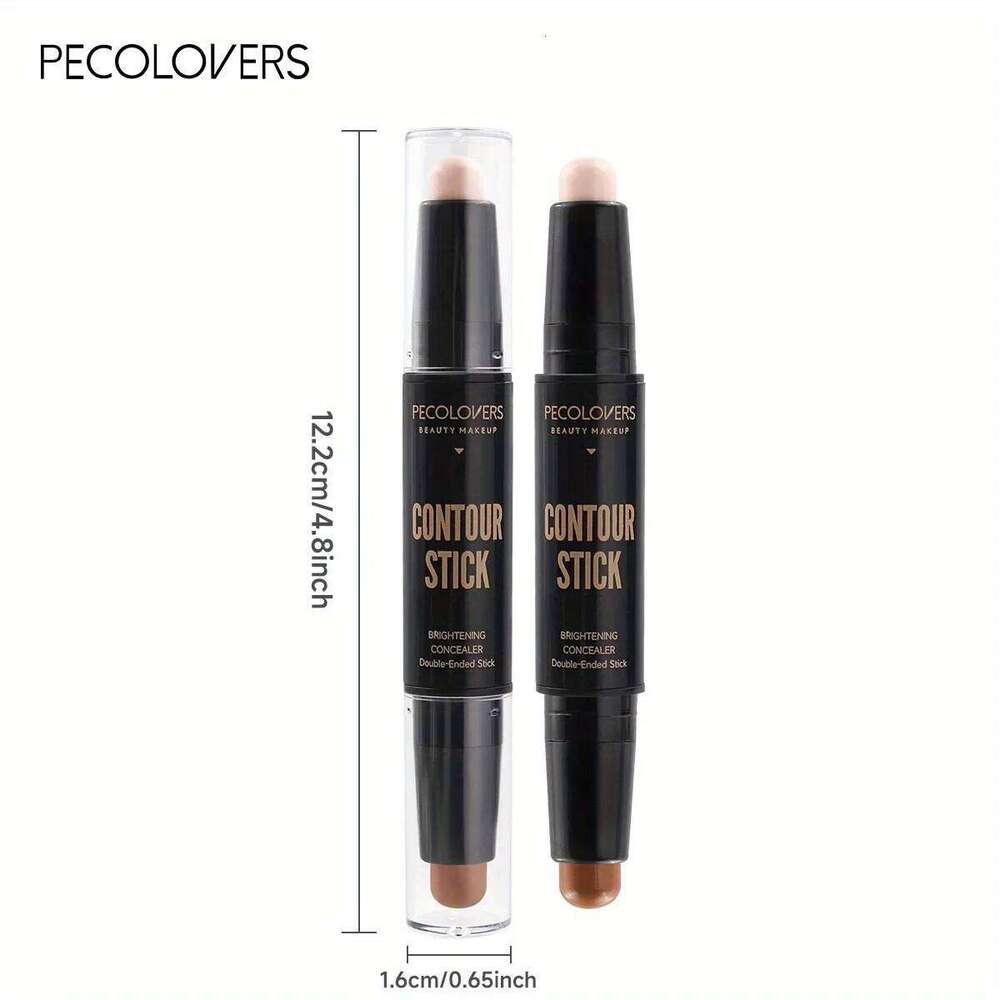 Double Head Highlight Pen Face Make Up Liquid Waterproof Contouring Foundation Contour Makeup Concealer Stick Pencil Cosmetics X25071