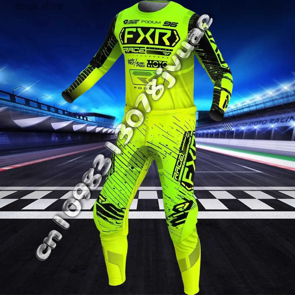 Motocross Jersey and Pants Enduro Saimeng Gear Set Mx Jersey Pants Motorbike Clothing Mtb Racing Suit Off Road S250715