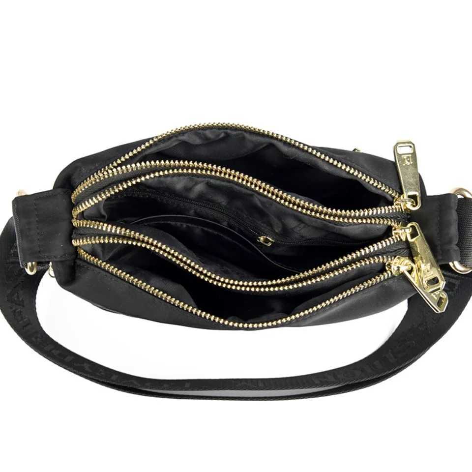 High Quality Womens Waterproof Nylon Multilayer Crossbody Bag Ladies Large Capacity Handbag Purse Female Shoulder Bags 3 Layers