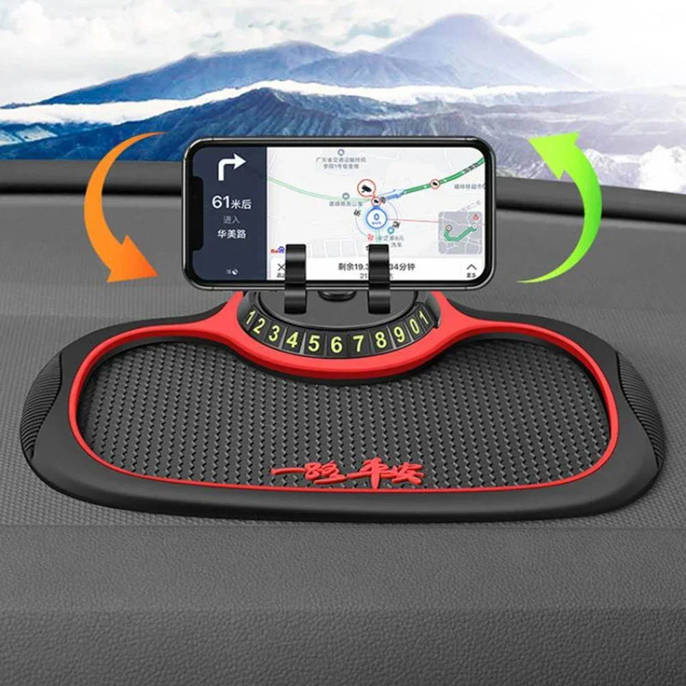 Multi-Functional Car -Slip Mat Auto Phone Holder Non Slip Sticky Slide Dash Mount Silicone Dashboard Pad Mat Amagi 250809