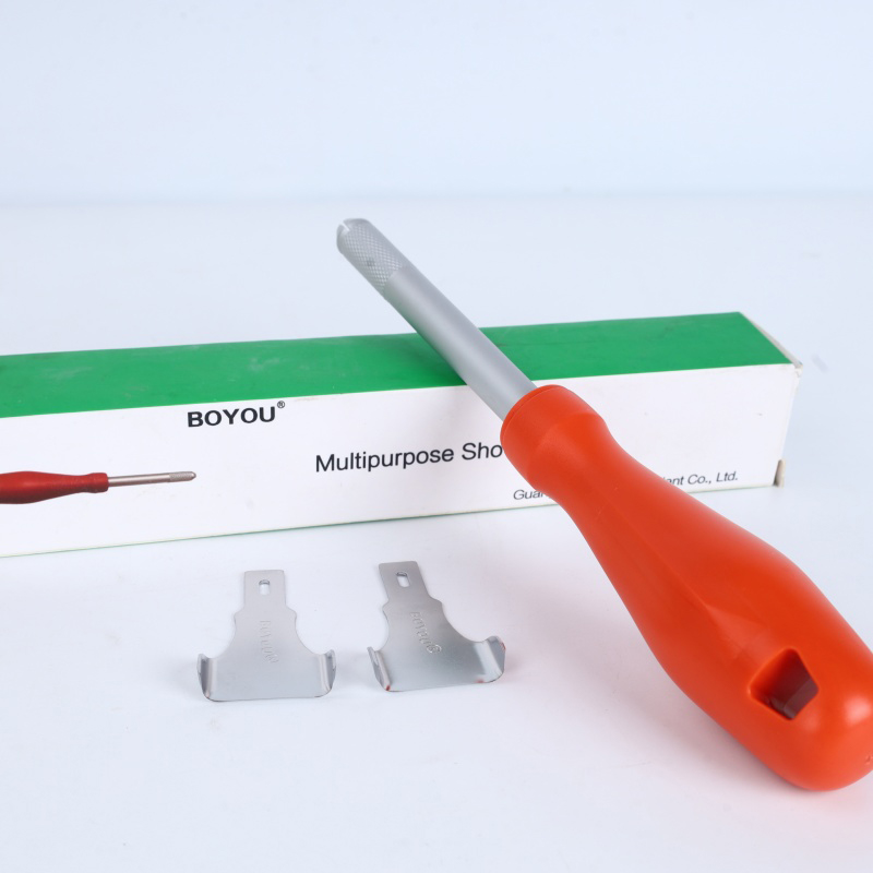 Automotive glass adhesive scraper, designed for various vehicles