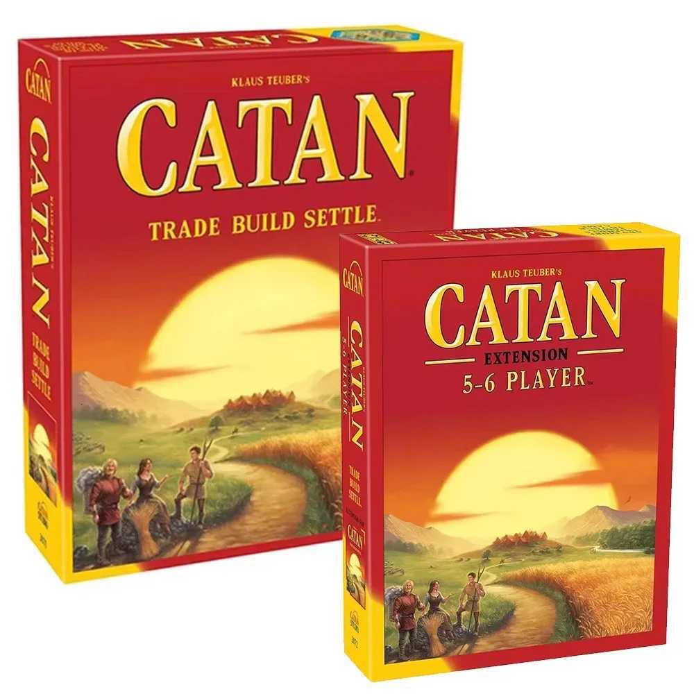 Catan Board Game Style Puzzle Entertainment Toy Card Edition for 2-8 Players Party Card Games Fun Family Gathering X250715