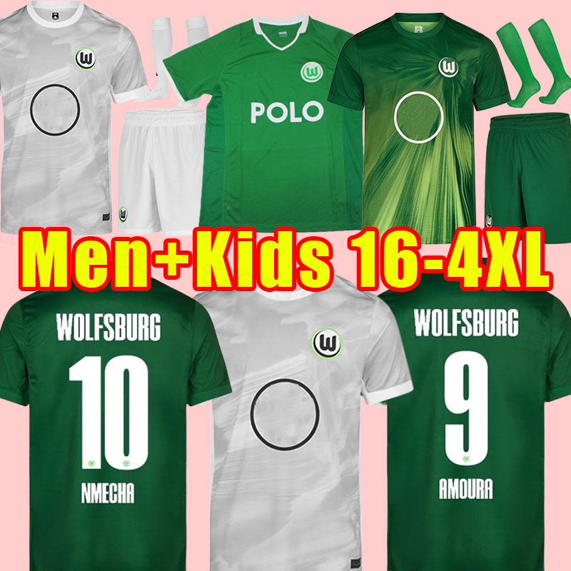 3XL 4XL Men Kids VfL 25/26 Wolfsburgs Soccer jerseys WEGHORST STEFFEN BREKALO 2025 2026 Football Shirt ARNOLD XAVER MBABU GUILAVOGUI MEHMEDI ROUSSILLON Retro 08 09