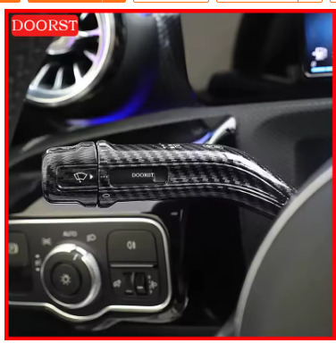 Car Shift Lever Wiper Rod Trim Cover For Mercedes Benz AMG A B CLA GLE GLS GLB GLA Class W177 W247 C118 W118 W167 X167 X247 H247