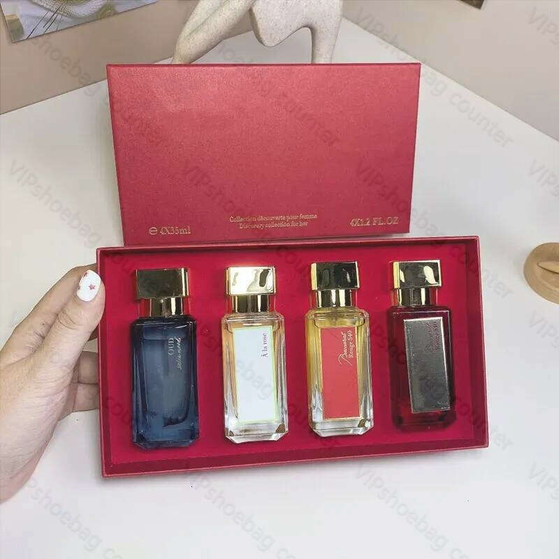 Perfume Set 35ml 540 Satin Mood Red Box Natural Spary Collection decouverte pour femme Discorery collection for her FK540