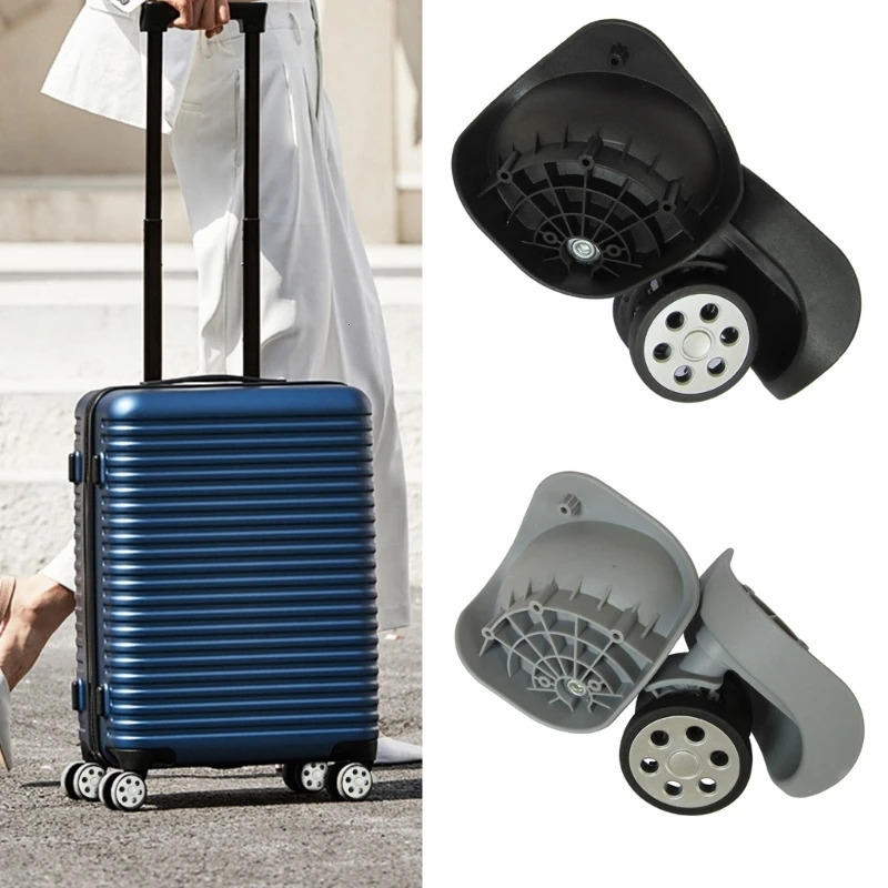 1 Pair A191 Trolley Case Luggage Wheel Repair Universal Travel Suitcase Parts Accessories Wheel Replacement 250708