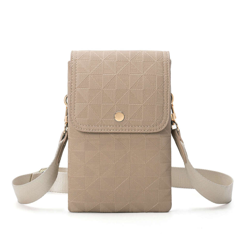 Lacel Urwebin Cross body Designer bag Phone for Women Versatile Vertical Crossbody Shoulder Fashion Double Layer Mini Bag Embossed