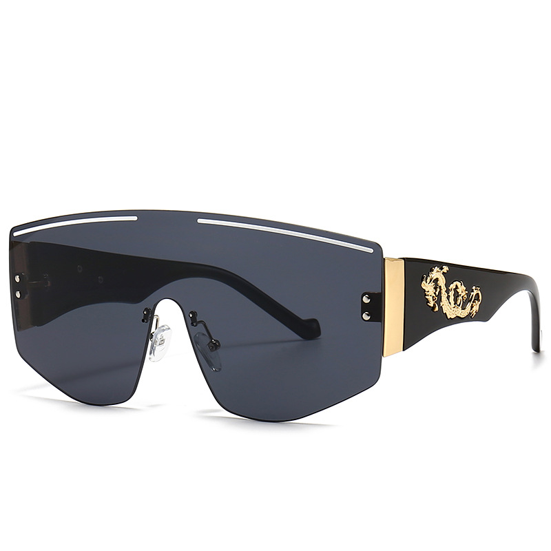 Designer Sunglasses For Women Men Big Frame Sunglasses Luxury Polarized Lens Goggle Pilot PC Frame Oversized UV400 Eyewear Luxury Style Sunglasses DUK