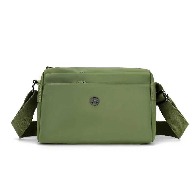 New Minimalist and able Shoulder Bag Womens Oxford Fabric Casual Crossbody Bag Multi Compartment Messenger Bag