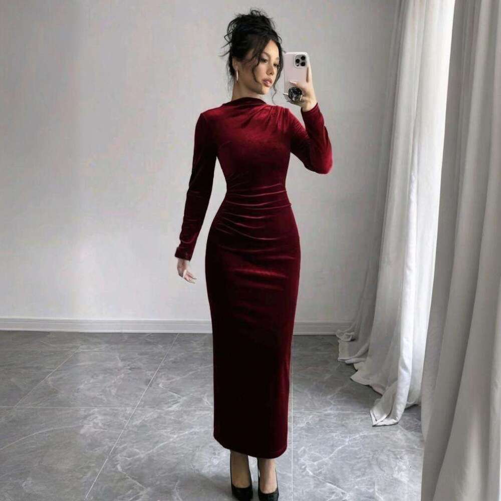 Spring New Women's Fashion High Waist Slim Sexy Elegant Dress For Women B5