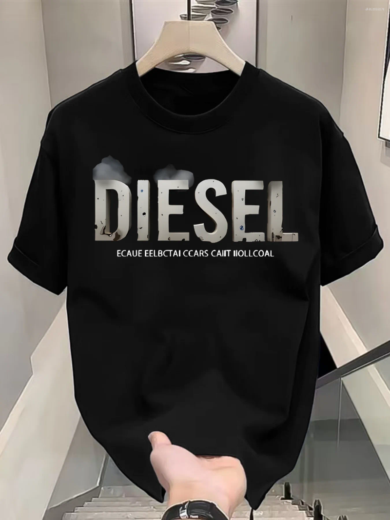 Men's T Shirts 2025 Summer Short Sleeved T-shirt Fashionable Casual Sports Suitable Loose And Breathable