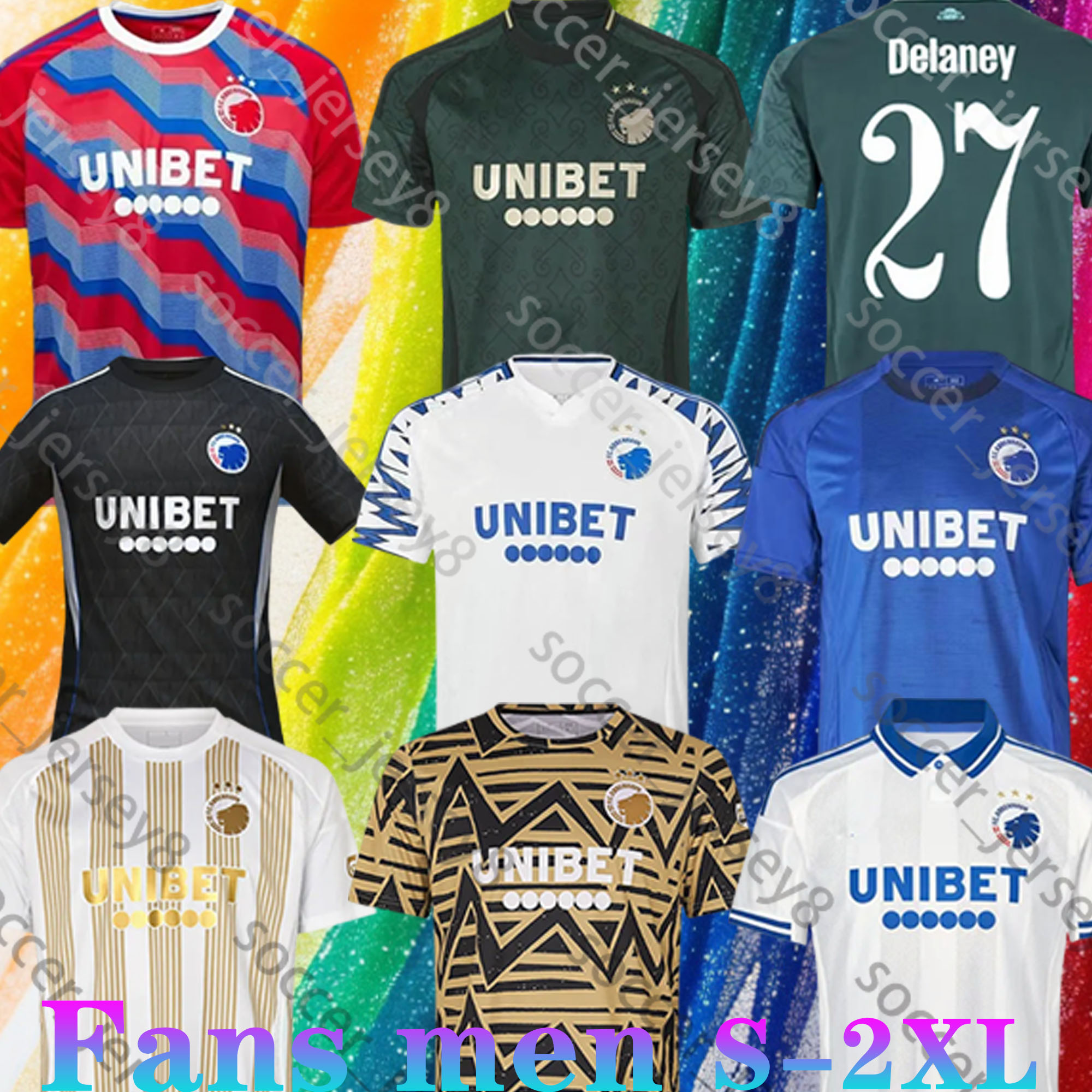 24 25 26 Copenhagen soccer jerseys Special Edition Gold GONCAES CORNELIUS CLAESSON BARDGHJI AMOO CLEM HARALDSSON LERAGER 2025 2026 adult Uniforms football shirts