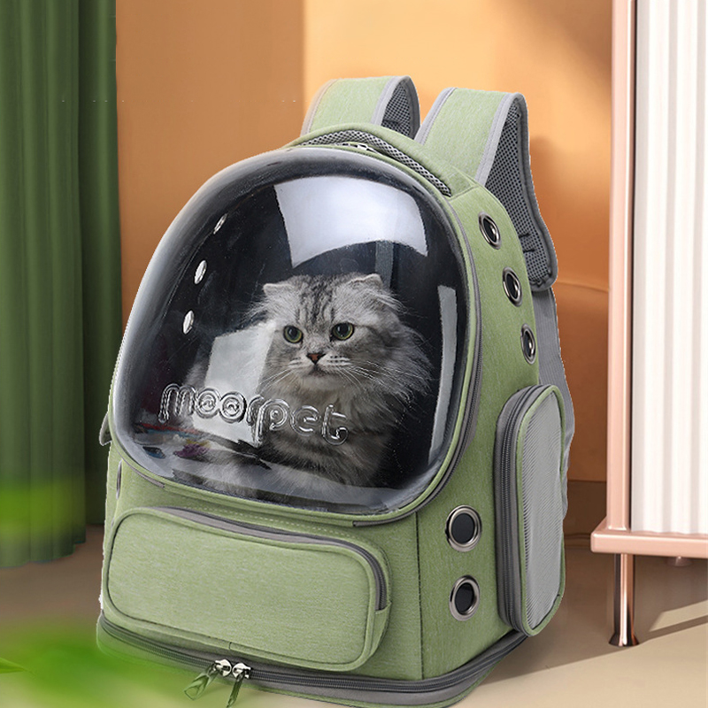Beni Pet Durable Cat Backpack Style Carrier - Spacious Design with Enhanced Ventilation for Pets