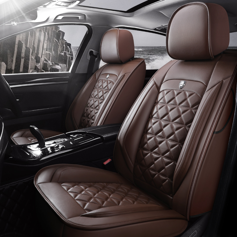 SOGLOTY Artificial Leather Car Seat Covers