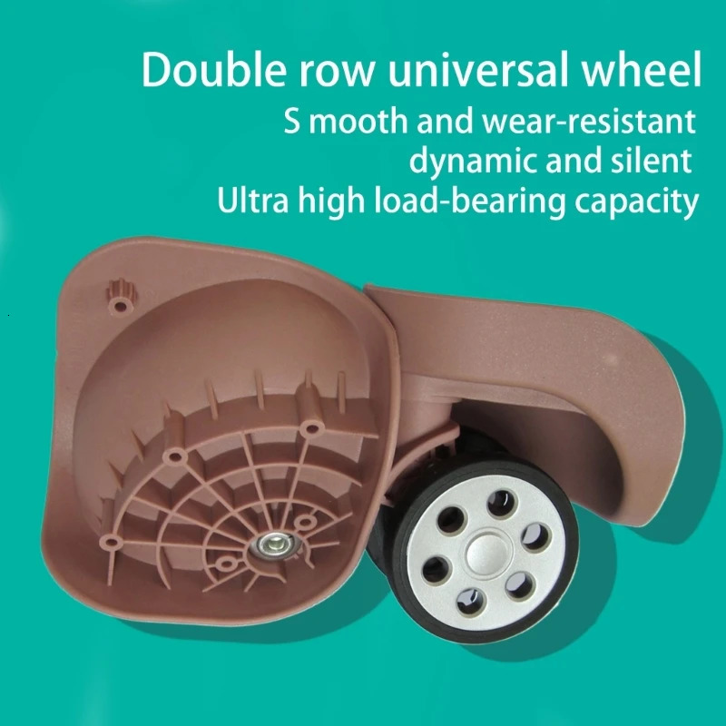 1 Pair A191 Trolley Case Luggage Wheel Repair Universal Travel Suitcase Parts Accessories Wheel Replacement 250708
