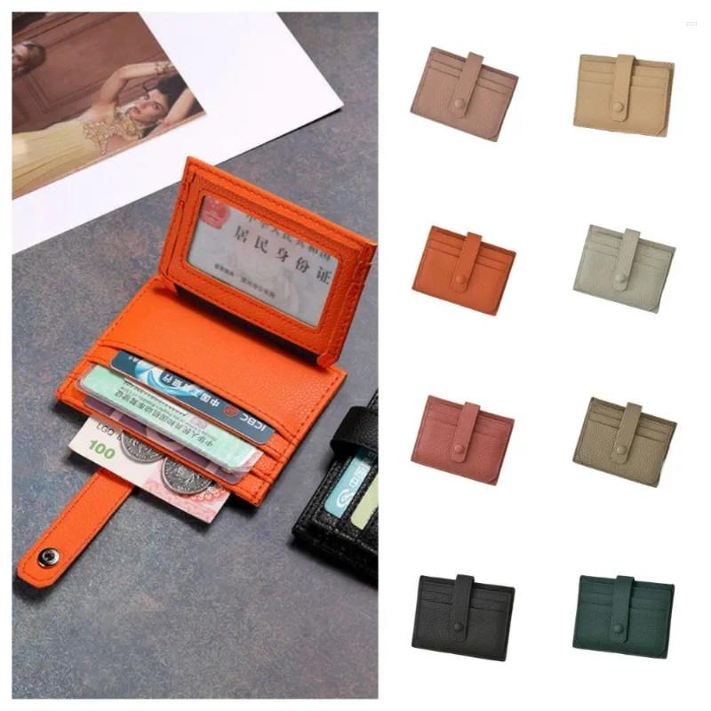 Card Holders Multi-card Slot Holder Ultra Thin Multi Pockets Clip Change Storage Coin Purse Women