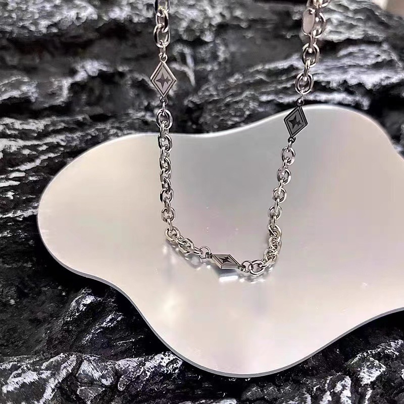 Luxury Jewelry Designer Jewelry Jackson Wang Style Necklace For Men, Trendy Hip-hop Style, Autumn And Winter High-end Starburst Diamond Sweater Chain 