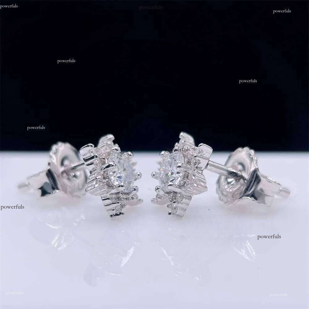 bottom wholesale price s with dia hip hop moissanite earring rapper jewelry