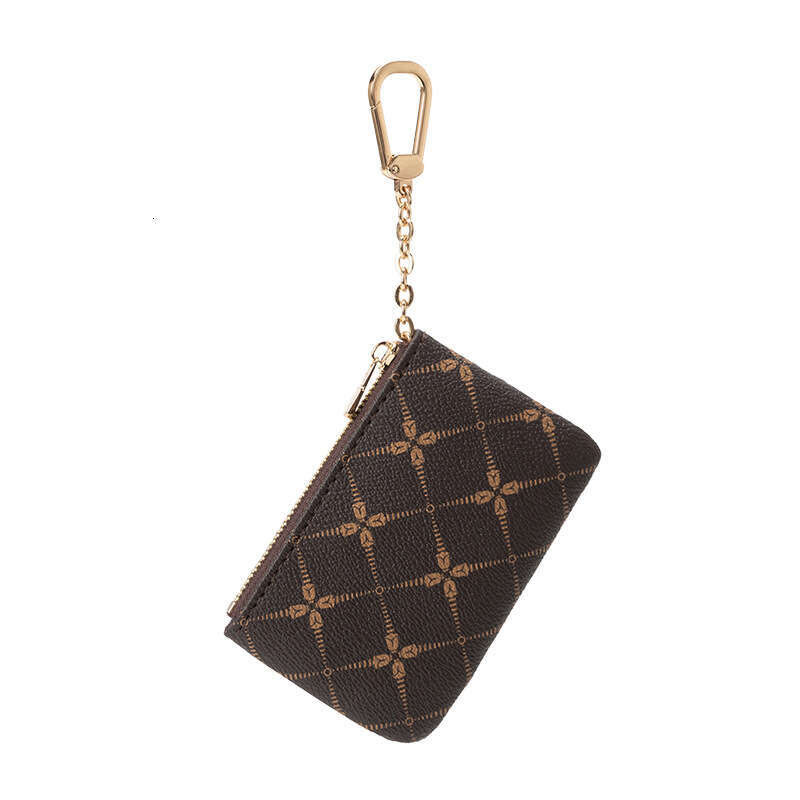 Women's Purse 2024 Quilted Print Zipper Storage Simple Card Holder Mini Coin Bag Accessories Pendant