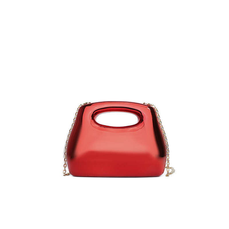 Women's Shiny Acrylic Box 2025 New Candy Color Stylish Versatile Wrist Chain Evening Bag