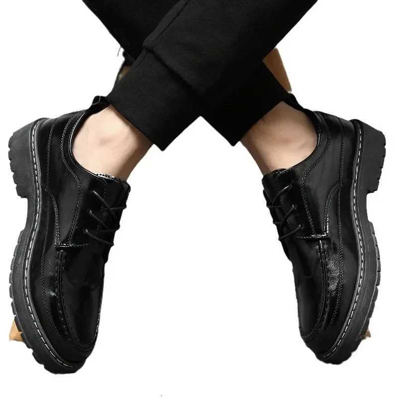 2023 Mens Leather Shoes British High End Business Formal Casual Student Suits Work Groomsmen Wedding Shoes W250716