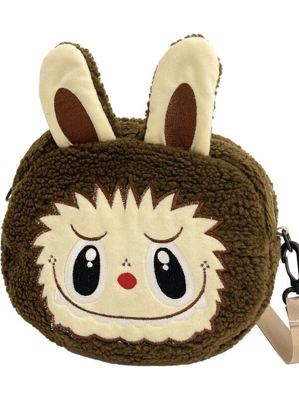 Leather Bag Bucket Bag Tote Bag Fashion Women S Cartoon Cute Crossbody Fluffy Personality Trendy Mini Small Single Shoulder Bag