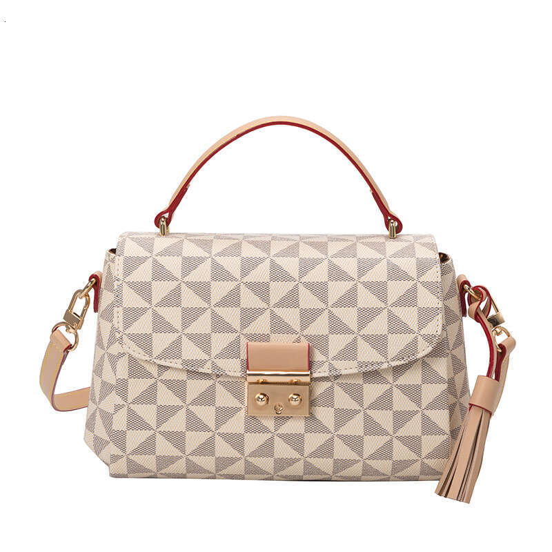 Lacel Urwebin Designer Bag Women's Fashion Handbag Lock Messenger Simple Versatile Single Shoulder Crossbody Small Square Bag