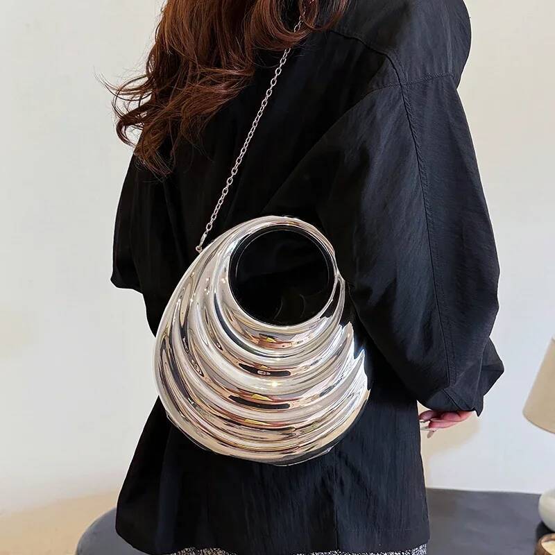 Acrylic Evening Clutch Women Shoulder Bag Handbag And Crossbody Bags Fashion Party Prom Wedding Shiny Design Purse