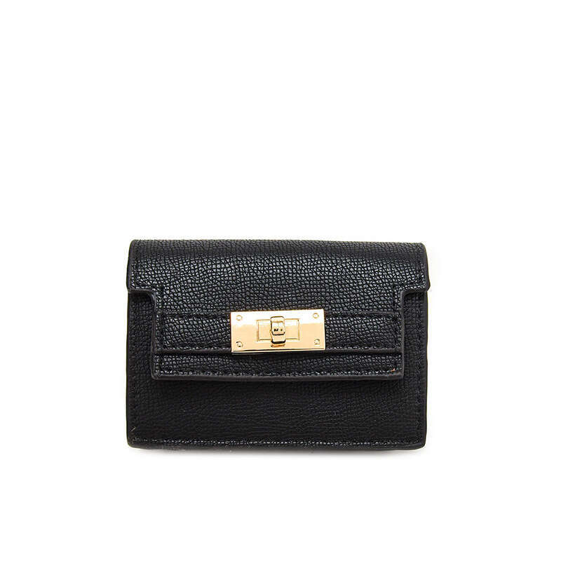 Trendy Classic Women's Accordion Coin Purse Small Anti-Degaussing Multi-Card Slot Large Capacity Bank Card Holder